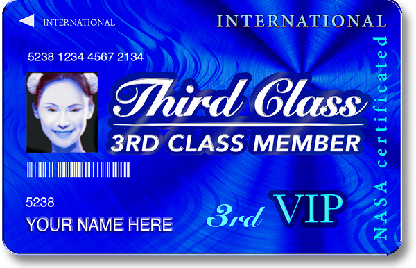 third-class citizen card