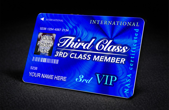Third-Class Citizen Card